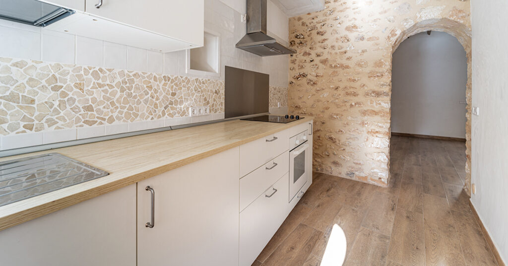 suelo parquet cocina