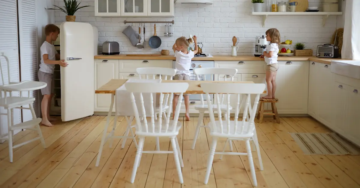 parquet en cocina