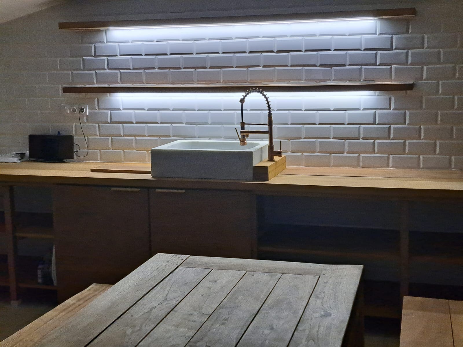 cocina de madera a medida
