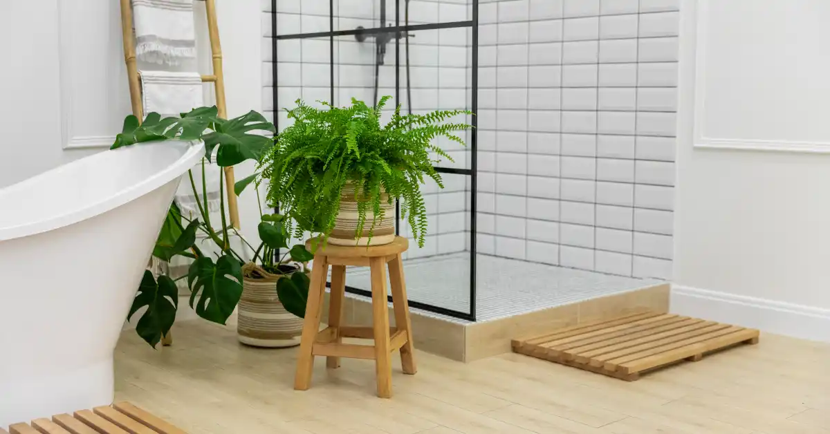 Suelo laminado baño