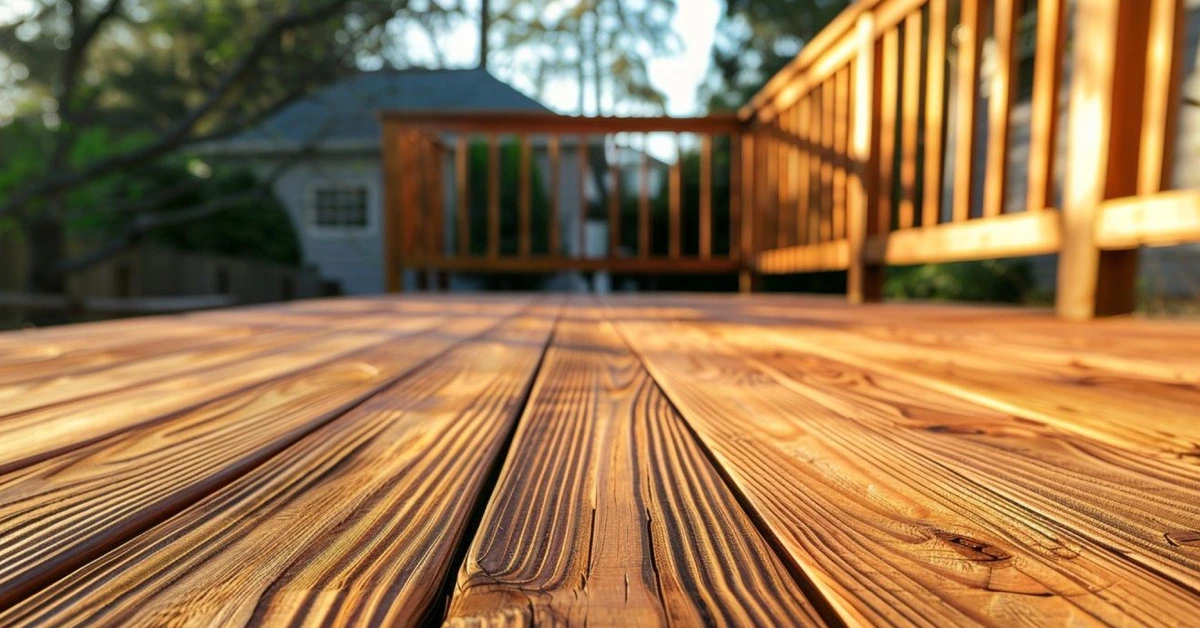 tarima exterior madera natural