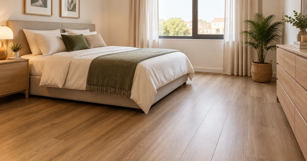 suelo laminado dormitorio
